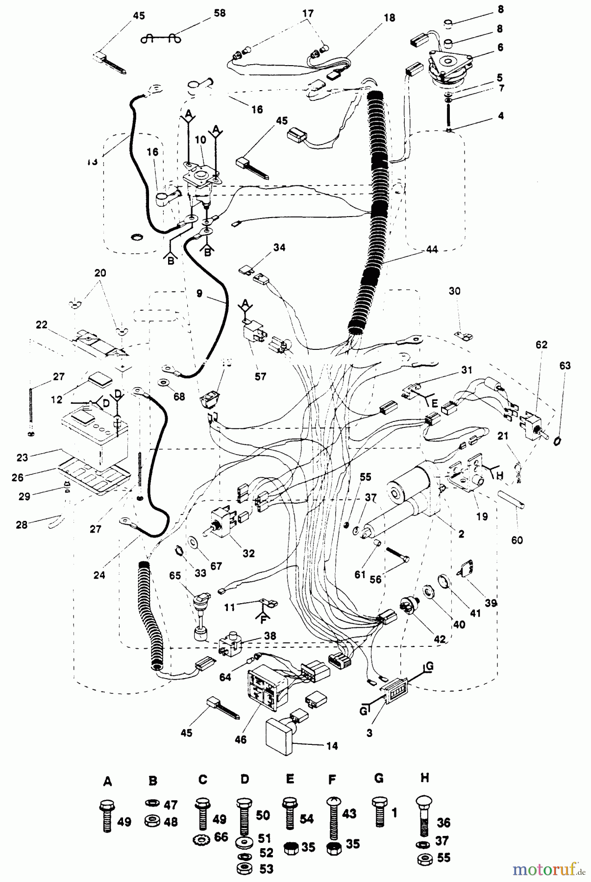 Husqvarna Rasen und Garten Traktoren GT 180 (954000372) (H1850C) - Husqvarna Garden Tractor (1992-08 to 1992-10) Electrical