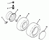 Husqvarna GT 180 (954000372) (H1850C) - Garden Tractor (1992-08 to 1992-10) Ersatzteile Wheels & Tires