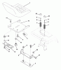 Husqvarna GT 200 (954002012A) - Garden Tractor (1995-06 & After) Ersatzteile Seat Assembly