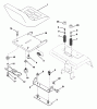 Husqvarna GT 200 (HN2050A) - Garden Tractor (1993-12 & After) Ersatzteile Seat Assembly