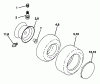 Husqvarna GT 200 (HN2050A) - Garden Tractor (1993-12 & After) Ersatzteile Wheels & Tires