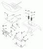 Husqvarna GT 2254 (96025000200) - Garden Tractor (2005-05 & After) Ersatzteile Seat Assembly