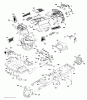Husqvarna GT 54LS (96043015700) - Garden Tractor (2012-10 & After) Ersatzteile CHASSIS ENCLOSURES