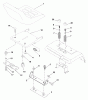 Husqvarna GTH 200 (954001122A) - Garden Tractor (1994-07 & After) Ersatzteile Seat Assembly