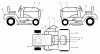 Husqvarna GTH 200 (954001992) (954001122VA) - Garden Tractor (1995-03 & After) Ersatzteile Decals
