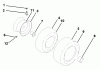 Husqvarna GTH 200 (954140046C) - Garden Tractor (1999-04 & After) Ersatzteile Wheels & Tires