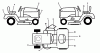 Husqvarna GTH 220 (954140012B) - Garden Tractor (1996-11 & After) Ersatzteile Decals