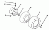 Husqvarna GTH 220 (954140012B) - Garden Tractor (1996-11 & After) Ersatzteile Wheels & Tires