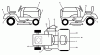Husqvarna GTH 220 (954140012C) - Garden Tractor (1998-02 & After) Ersatzteile Decals