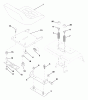 Husqvarna GTH 220 (954140012C) - Garden Tractor (1998-02 & After) Ersatzteile Seat Assembly