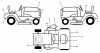 Husqvarna GTH 220 (954140012D) - Garden Tractor (1998-07 & After) Ersatzteile Decals