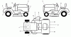 Husqvarna GTH 220 (954140012F) - Garden Tractor (1999-03 & After) Ersatzteile Decals
