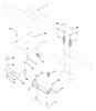 Husqvarna GTH 220 (954830167B) - Garden Tractor (1996-05 & After) Ersatzteile Seat Assembly
