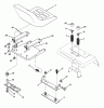 Husqvarna GTH 2254XP (96023000201) - Garden Tractor (2005-06 & After) Ersatzteile Seat Assembly