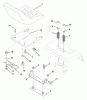 Husqvarna GTH 2350 (954568540) (GTHK2350A) - Garden Tractor (2002-07 & After) Ersatzteile Seat Assembly