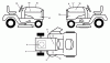 Husqvarna GTH 2448T (960430009) (917.279260) - Garden Tractor (2006-06 & After) (Sears Craftsman) Ersatzteile Decals