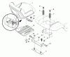 Husqvarna GTH 2448T (96043000900) - Garden Tractor (2006-06 & After) Ersatzteile Seat Assembly