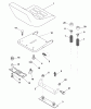 Husqvarna GTH 250 (954140104A) - Garden Tractor (1999-09 & After) Ersatzteile Seat Assembly