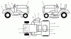 Husqvarna GTH 250 (954140104B) - Garden Tractor (2000-03 & After) Ersatzteile Decals