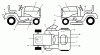 Husqvarna GTH 250 (954170055) (HEGTH250A) - Garden Tractor (2002-02 & After) Ersatzteile Decals