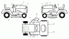 Husqvarna GTH 2548 (954572134) (LOGT25H48A) - Garden Tractor (2003-12 to 2004-01) Ersatzteile Decals