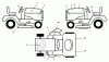 Husqvarna GTH 2548 (96023000300) - Garden Tractor (2005-05 & After) Ersatzteile Decals