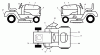 Husqvarna GTH 2548 B (954572004) - Garden Tractor (2004-02 & After) Ersatzteile Decals