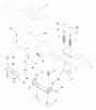 Husqvarna GTH 2550 A (954567109) - Garden Tractor (2001-01 & After) Ersatzteile Seat Assembly