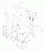 Husqvarna GTH 2550 B (954567109) - Garden Tractor (2001-02 & After) Ersatzteile Seat Assembly