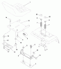 Husqvarna GTH 2550 XPB (954567116) - Garden Tractor (2001-02 & After) Ersatzteile Seat Assembly