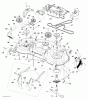 Husqvarna GTH 263T (96041022600) - Garden Tractor (2011-04 & After) Ersatzteile MOWER DECK / CUTTING DECK