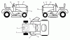 Husqvarna GTH 2648 (96043003000) - Garden Tractor (2006-12 & After) Ersatzteile Decals