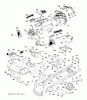 Husqvarna GTH 264T (96041031100) - Garden Tractor (2012-10 & After) Ersatzteile CHASSIS ENCLOSURES