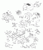 Husqvarna GTH 2654 (96023000600) - Garden Tractor (2005-03 & After) Ersatzteile Chassis And Enclosures