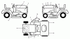 Husqvarna GTH 2654 (96023000600) - Garden Tractor (2005-03 & After) Ersatzteile Decals