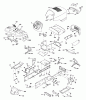 Husqvarna GTH 2654 (96025000100) - Garden Tractor (2005-06 & After) Ersatzteile Chassis And Enclosures