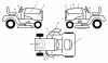 Husqvarna GTH 2654 (96025000100) - Garden Tractor (2005-06 & After) Ersatzteile Decals