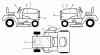 Husqvarna GTH 2654T (96043001002) - Garden Tractor (2006-03 & After) Ersatzteile Decals