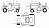Husqvarna GTH 26K54 (96043003100) - Garden Tractor (2006-11 & After) Ersatzteile Decals