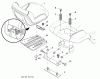 Husqvarna GTH 26K54 (96043003100) - Garden Tractor (2006-11 & After) Ersatzteile Seat Assembly