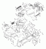 Husqvarna GTH 26K54T (96043001100) - Garden Tractor (2006-03 & After) Ersatzteile Chassis