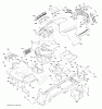 Husqvarna GTH 26K54T (96043001101) - Garden Tractor (2006-03 & After) Ersatzteile Chassis