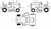 Husqvarna GTH 26V48LS (96043009000) - Garden Tractor (2009-12 & After) Ersatzteile Decals