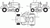 Husqvarna GTH 2752TF (96041017500) - Garden Tractor (2010-05 & After) Ersatzteile Decals