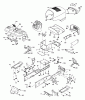 Husqvarna GTH 2754 (96023000400) - Garden Tractor (2005-06 & After) Ersatzteile Chassis And Enclosures