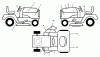 Husqvarna GTH 2754 (96023000400) - Garden Tractor (2005-06 & After) Ersatzteile Decals