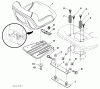 Husqvarna GTH 27V52LS (96043009100) - Garden Tractor (2010-04 & After) Ersatzteile Seat Assembly