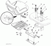 Husqvarna GTH 27V52LS (96043009900) - Garden Tractor (2009-12 & After) Ersatzteile Seat Assembly