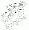 Husqvarna GTH 3052TF (96041026501) - Garden Tractor (2012-01 & After) Ersatzteile CHASSIS ENCLOSURES