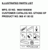 Husqvarna GTH 3052TF (96041026501) - Garden Tractor (2012-01 & After) Ersatzteile FREQUENTLY USED PARTS